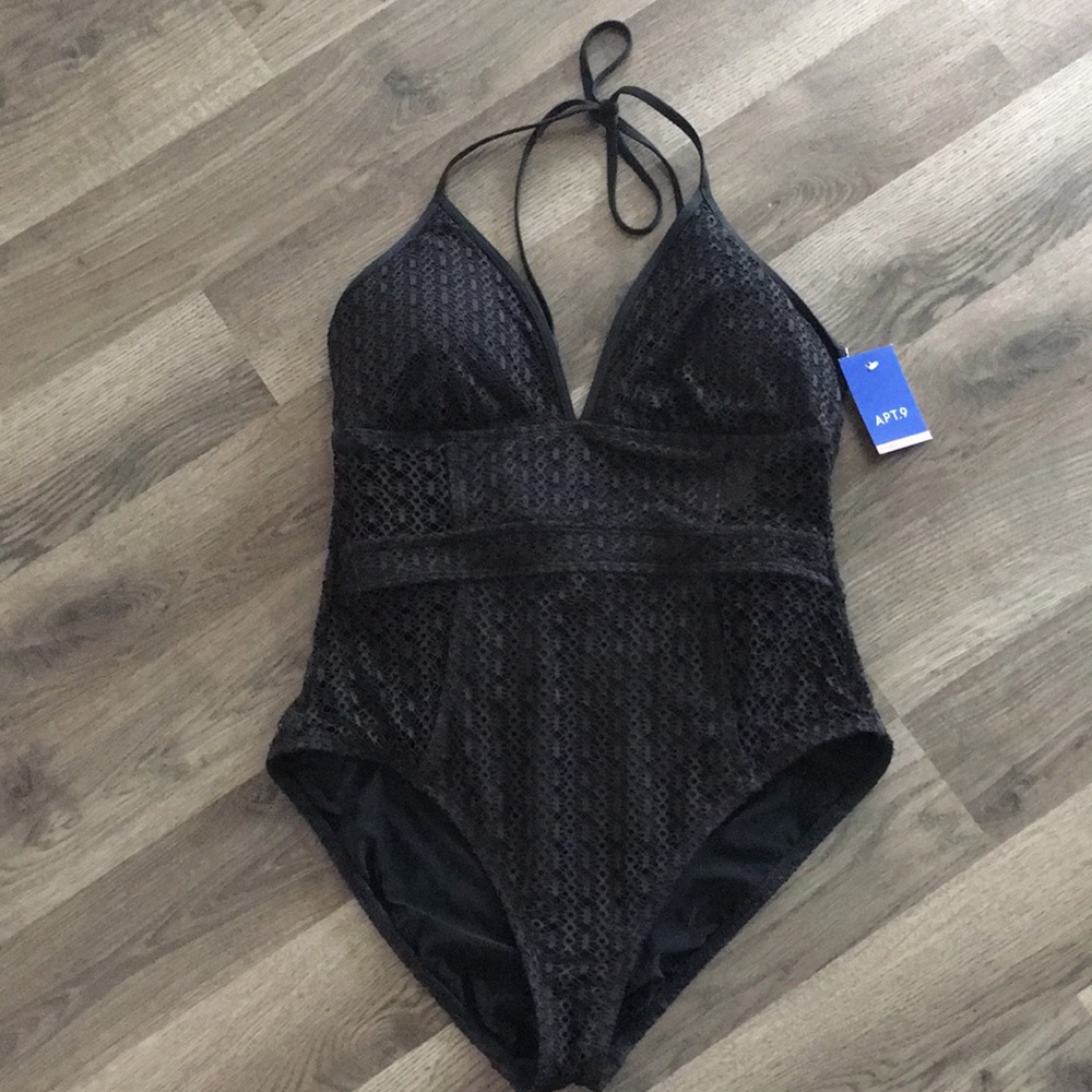 Apt 9 size XL new with tags, black one piece